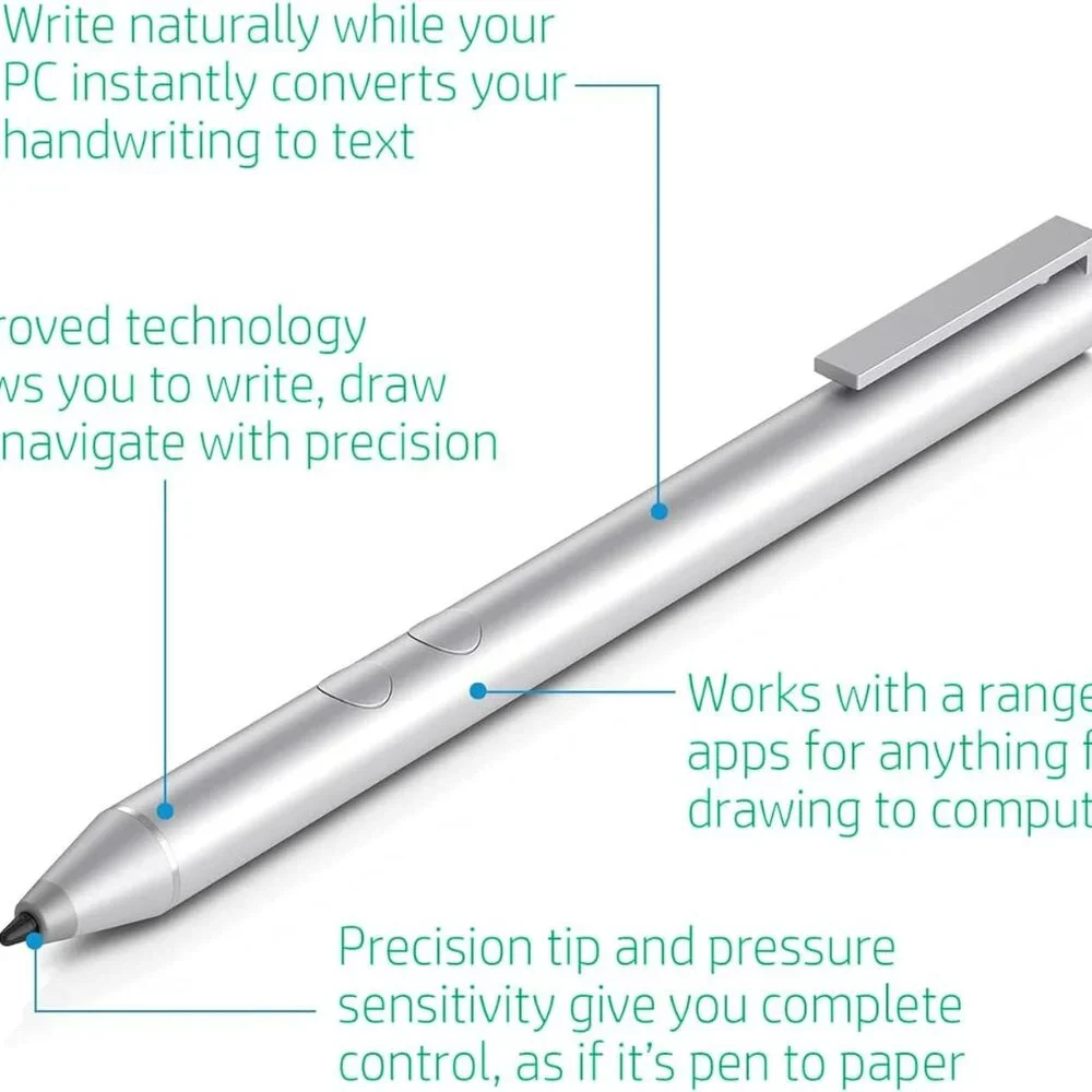 Stylus HP Spectre x360 / Envy / Pavilion Silver Active Pen - NWT